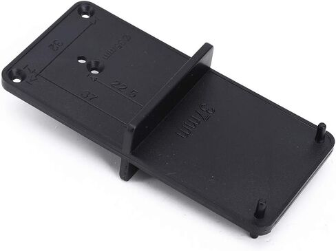2 pcs Hole Locator, Hinge Hole Locator Drilling Guide Black Woodworking Tool 2pcs Lightweight Portable for Door Installation in Saudi Arabia