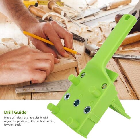 41 PCS DOWELING JIG Woodworking Grading Guide Sweard Guide With 6/8/10mm Hole Drill Bit Kit ، لمشاريع الأعمال الخشبية الاحترافية in Saudi Arabia