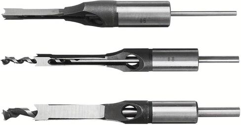 6/8/12.5mm HSS Square Hole Bit Bit Bit Steel Merting Adming Drilling Craving Woodworking Tools (12.5mm) in Saudi Arabia