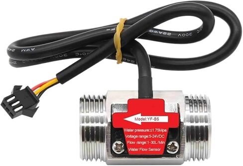 3/4inch من الفولاذ المقاوم للصدأ تدفق المياه مستشعر مقياس التدفق 1.75MPa DC3.5 ~ 24V NPN قاعة التوربينات مستشعر التبديل التوربيني in Saudi Arabia
