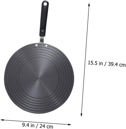 Cabilock Thermal Conductive Plate Induction Hob Converter Plate Heat Diffuser for Gas Stove Removable Handle Cookware in Kuwait