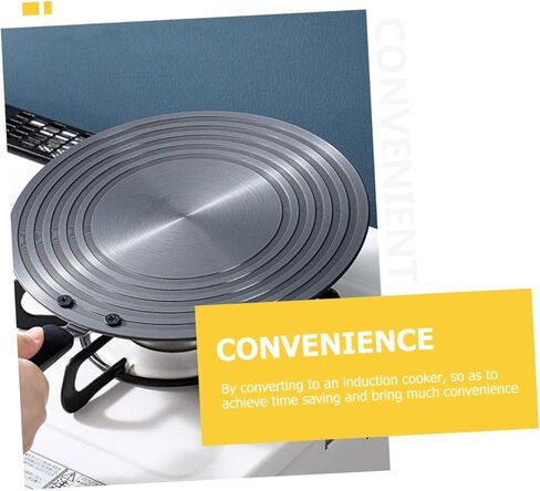 Cabilock Thermal Conductive Plate Induction Hob Converter Plate Heat Diffuser for Gas Stove Removable Handle Cookware in Kuwait