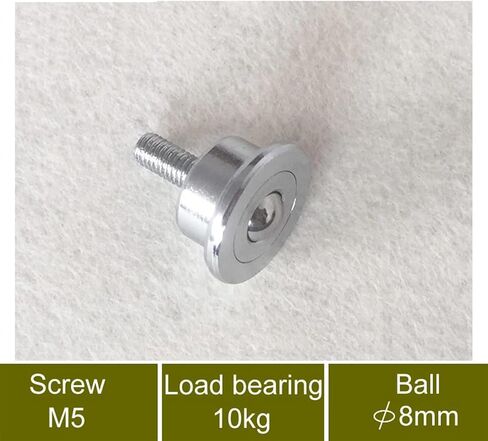 SP8-FL Ball Casters Wheel with Screw Miniature Delivery Ball M5 Screw Load Bear 10kg 2Pcs in Saudi Arabia