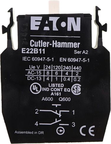 Eaton/Control Automation E22B11 Contact Block -1NO/1NC in Saudi Arabia