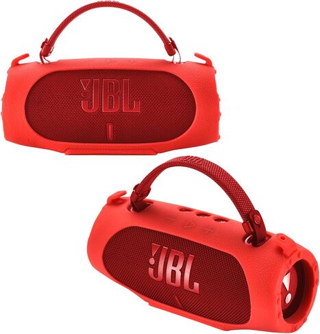 Silicone Case Compatible with JBL Charge 6 Portable Bluetooth Speaker Cover, Subwoofer Resistant Drop Crash, Mountaineering Hiking Outdoor Travel Carrying for JBL Charge6 case (Blue) in Kuwait