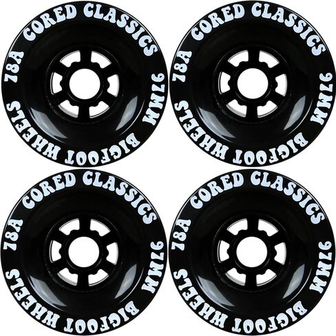 TGM Skateboards Core 6.0 Black Longboard Trucks Package Bigfoot 97mm Cored Classics Black in Kuwait