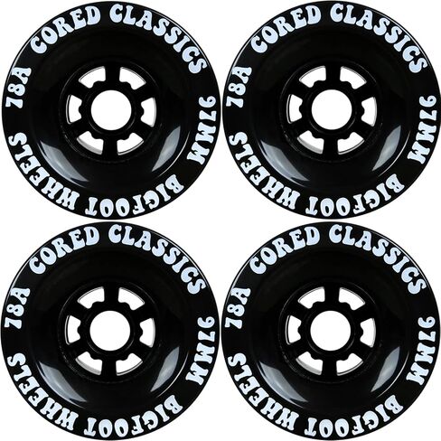 TGM Skateboards Core 6.0 Raw Longboard Trucks Wheels Package Bigfoot 97mm Cored Classics Black in Saudi Arabia