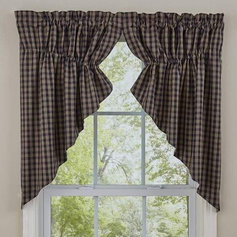 Park Designs Sturbridge Swag, 72 by 36", Navy in Saudi Arabia