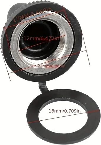 5pcs 12mm المقاوم للصدأ الصلب تبديل التبديل غطاء إثبات الماء in Kuwait