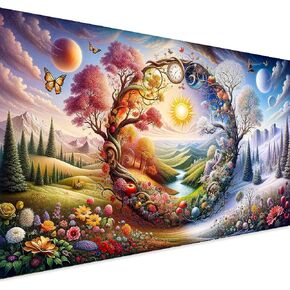 3 Pack DIY Diamond Painting Kits for Adults,5D Large Diamond Art Painting,Full Diamond Crystal Rhinestone Arts and Crafts,Gem Art Moon Painting with Diamond Home Wall Decor (Galaxy 9.8x13.8 inch) in Kuwait