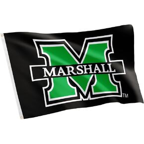 Desert Cactus Marshall University Mu Flag - 3 × 5 أقدام لافتة قطيع رعد ، ونسيج متين داخلي/خارجي ، وتصميم البوليستر بنسبة 100 ٪ (النمط 7) in Saudi Arabia
