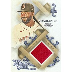 Autograph Warehouse 649730 Jackie Bradley Jr. Player Worn Jersey Patch Baseball Card - Boston Red Sox - 2020 Topps Allen & Ginters No.FSRAJBJ in Saudi Arabia
