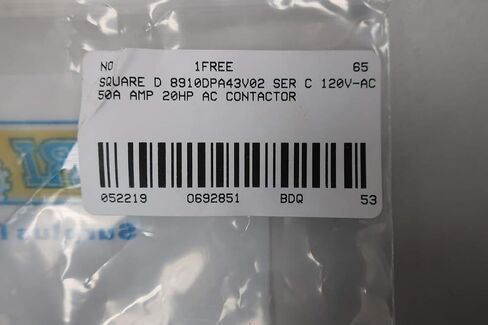 Square D 8910DPA43V02 الموصل 120V-AC 50A AMP 20HP SER C in Kuwait