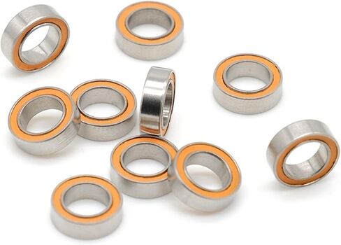 SMR85RS CB 5x8x2.5 مم من الفولاذ المقاوم للصدأ الكرة الهجينة المحمل يجلب MR84 SMR84 RS 2RS 5PCS in Saudi Arabia
