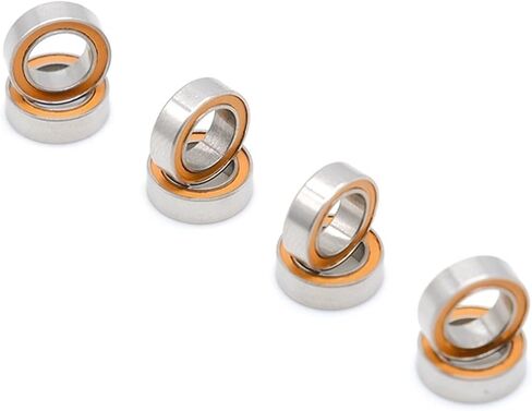 SMR85RS CB 5x8x2.5 مم من الفولاذ المقاوم للصدأ الكرة الهجينة المحمل يجلب MR84 SMR84 RS 2RS 5PCS in Saudi Arabia