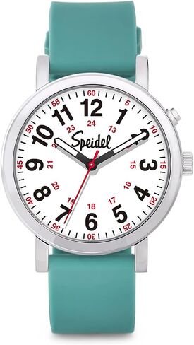 Speidel Glow Scrub Watch™,Electroluminescent Dial,Nurses,Doctors,Students 3ATM, Engraveable in Saudi Arabia