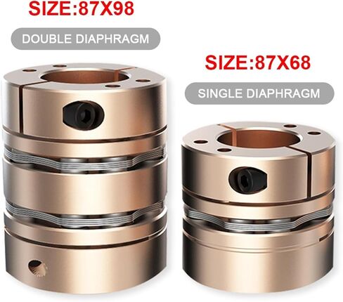 LDG1-B-D87L68 LDG2-B-D87L98 Flexible Motor Shaft Coupler LDG D87L68/L98 Diaphragms Aluminium Coupling Cardan Accessories Connector for 3D Printer CNC 1Pcs(LDG2-B-D87L98-36X36) in Saudi Arabia