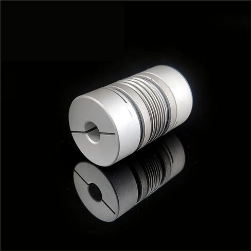 D16L28 Corrugated Coupling D16L28 3/4/5/6/6.35/8mm CNC Aluminium Alloy for Stepper Motor 3D Printer Couple 1Pcs(3X6) in Saudi Arabia