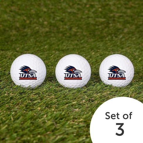 جامعة الصحراء الصبار في تكساس في San Antonio Golf Balls 3 Pack Full Color Golf Ball (Design A) in Saudi Arabia