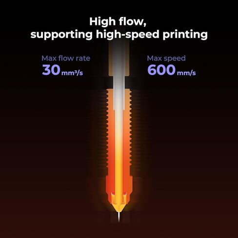 Creality K1C Nozzle Kit 4 PCS, High Flow Quick-Swap Nozzle Kit, Swift Installation Tipped Copper and Titanium Alloy Heatbreak Nozzle, Compatible with Creality K1C, K1 SE, Ender 3 V3 Plus 3D Printer in Saudi Arabia