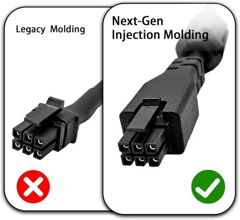 59 بوصة 6Pin كابل امتداد AMS لطابعات Bambu Lab X1/P1 ثلاثية الأبعاد ، كابل امتداد 1.5 م 6 دن مع مرشح حلقة مغناطيسي (غير متوافق مع سلسلة AMS-Lite Lab A1) (6 دبوس) in Kuwait