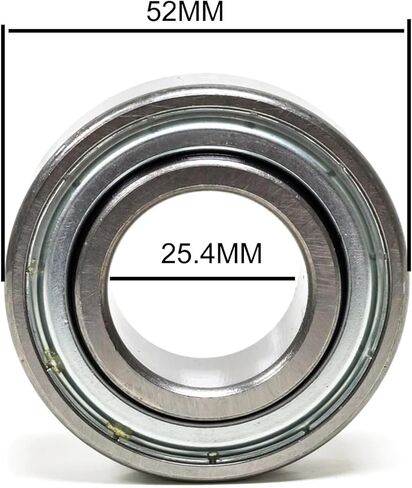 RA100RR7 محمل 2PCs محامل كرات الأخدود العميق لـ Exmark Spindle103-2477 Toro 103-2477 103-8280 103-2547 103-2553 ZZ Sheild Chrome Steel Material in Kuwait
