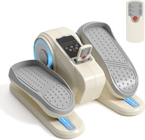 SogesGame Under Desk Elliptical Machine, Ellipse Leg Exerciser for Seniors, Portable Seated Pedal Exerciser with 12 Level Speeds, Manual & Auto Mode in Saudi Arabia