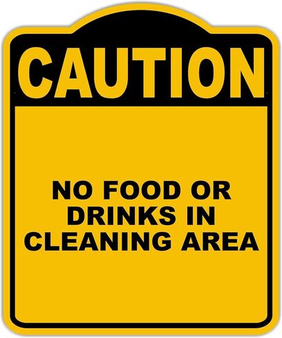 لا يوجد طعام أو مشروبات في منطقة التنظيف الحذر in Kuwait