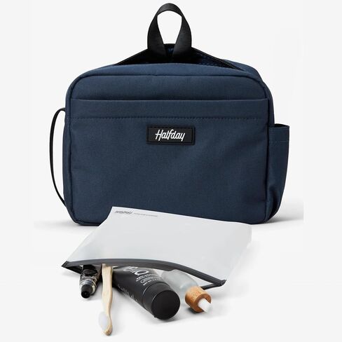 Sidecar Toiletry Kit – Compact Travel Kit with Waterproof Pouch, Mesh Pockets, Toothbrush Holder & Hanging Loop – Toiletry Bag Organizer for Men & Women – Marine in Kuwait