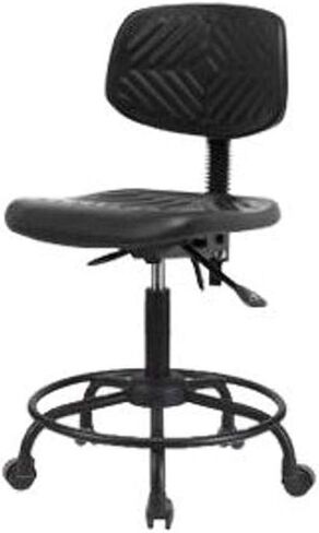 Thomas ECOM PMBCH-RT-T0-A0-RG Polyurethane Medium Bench Height Chair with Round Tube Base and Without Tilt/Arm, Glides in Saudi Arabia