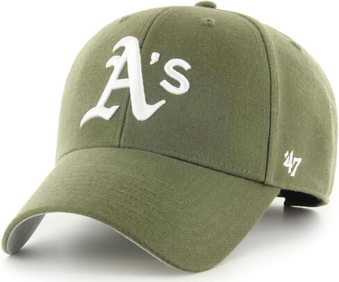 47 Brand MLB Sandalwood Team Color Primary Logo MVP Adjustable Structure Baseball Cap Hat, Adult One Size Fits All in Saudi Arabia