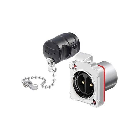 Locking Wire BD24 2-core Metal Industrial Equipment Portable 25A Power Crimping Connector Aviation Plug(Metal Female Plug) in Saudi Arabia