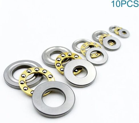 10Pcs Mini Thrust Ball Bearing 3D Printer F3 8M F5-10M F6 12M F8-22M F8-14M F8 16M F10-17M F12-21M Miniature Axial Ball Bearings(F8-16M 8x16x5mm) in Saudi Arabia