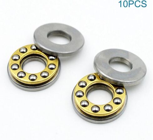 10Pcs Mini Thrust Ball Bearing 3D Printer F3 8M F5-10M F6 12M F8-22M F8-14M F8 16M F10-17M F12-21M Miniature Axial Ball Bearings(F8-16M 8x16x5mm) in Saudi Arabia