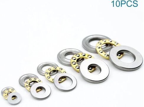 10Pcs Mini Thrust Ball Bearing 3D Printer F3 8M F5-10M F6 12M F8-22M F8-14M F8 16M F10-17M F12-21M Miniature Axial Ball Bearings(F8-16M 8x16x5mm) in Saudi Arabia