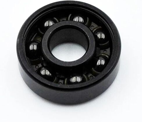 4Pcs 608 2RS Hybrid Black Ceramic Ball Bearing 8 * 22 * 7mm High Speed Roller Skate Skateboard Wheel Miniature Bearings in Saudi Arabia