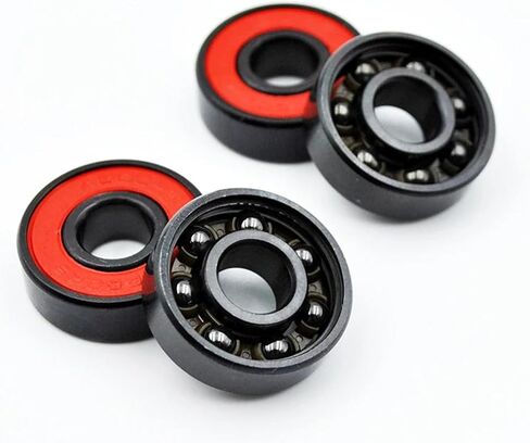 4Pcs 608 2RS Hybrid Black Ceramic Ball Bearing 8 * 22 * 7mm High Speed Roller Skate Skateboard Wheel Miniature Bearings in Saudi Arabia