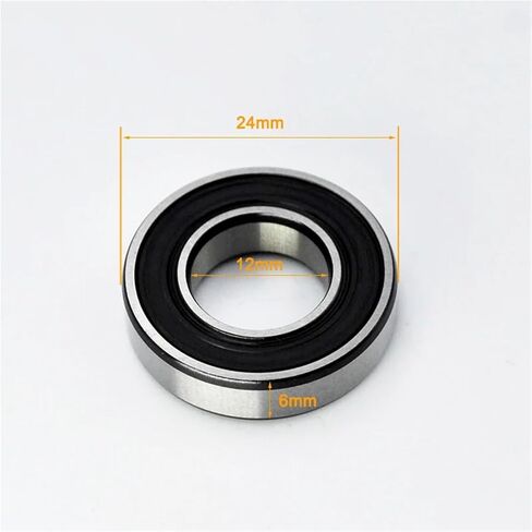 10Pcs 6901 2RS ZZ 12 * 24 * 6mm 6901RS 6901Z DDU 2Z Inner Diameter 12mm Chrome Steel Deep Groove Bikes Bicycles Ball Bearings(6901 ZZ Normal) in Saudi Arabia