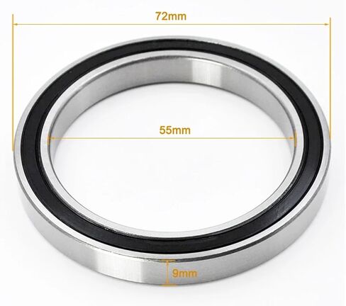 10Pcs 6811 6812 6813 6814 6815 6816 6817 6818 6819 6820 2RS DDU RS Bearing Thin Deep Groove Ball Bearings(6814-2RS 70X90X10mm) in Saudi Arabia