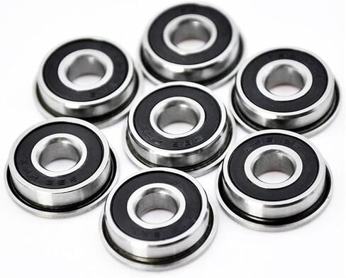 10Pcs F695 2RS Bearing 5 * 13 * 4mm Flanged F695 RS Miniature Ball Bearings F695RS 2/3 2/4 3D Printer in Saudi Arabia