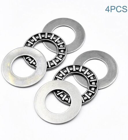4Pcs AXK0619 0821 1024 1226 1528 1730 2035 2542 3047 3552 4060 4565 5578 2AS Thrust Needle Bearing Plain Miniature Bearings(AXK1730 2AS 17x30x4) in Saudi Arabia