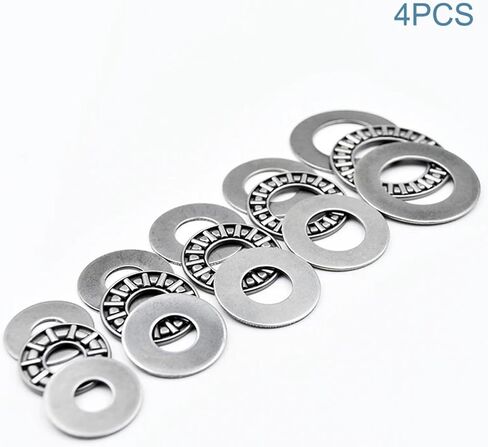 4Pcs AXK0619 0821 1024 1226 1528 1730 2035 2542 3047 3552 4060 4565 5578 2AS Thrust Needle Bearing Plain Miniature Bearings(AXK1730 2AS 17x30x4) in Saudi Arabia