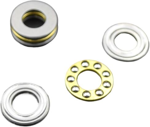 F6-12M F6 12M 6x12x4.5mm مصغرة تحمل القطر الداخلي 6 مم محامل كرة الدفع المحورية المصغرة 1pcs (10pcs) in Saudi Arabia