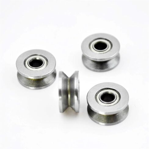 10Pcs V624ZZ Bearing 4x13x6mm V Groove 624 Roller Wheel V624 Ball Bearings Embroidery Machine Pulley Chrome Steel Bearing in Saudi Arabia