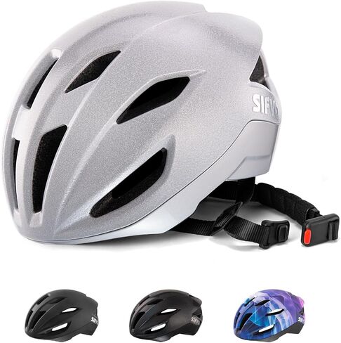 Bike Helmet, Road Bike Helmet Adjustable 56-61cm, Lightweight Adult Cycle Helmet for Men and Women Commuting Road Cycling Scooter Helmet in Kuwait