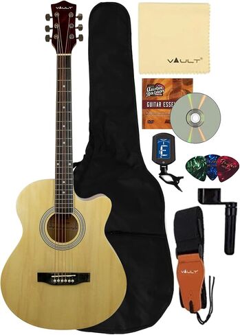 EA-20 Guitar Cutaway Cutaway Cutaway-حزمة Sunburst مع حقيبة أزعج ، موالف ، اختيارات ، حزام ، وسلسلة in Saudi Arabia