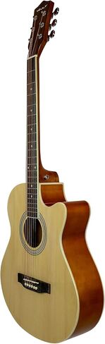 EA-20 Guitar Cutaway Cutaway Cutaway-حزمة Sunburst مع حقيبة أزعج ، موالف ، اختيارات ، حزام ، وسلسلة in Saudi Arabia