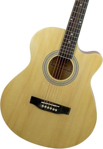 EA-20 Guitar Cutaway Cutaway Cutaway-حزمة Sunburst مع حقيبة أزعج ، موالف ، اختيارات ، حزام ، وسلسلة in Saudi Arabia