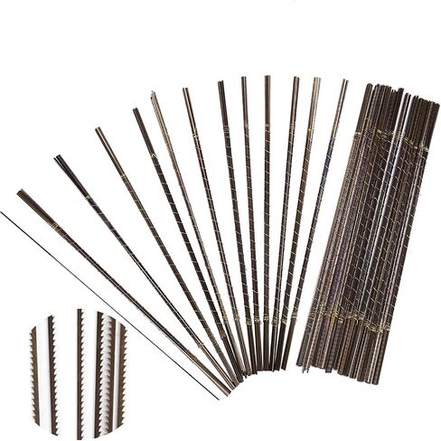 evgatsauto 144pcs المجوهرات الصلب عالية الكربون صنع شفرات المنشار ، عملية لصناعة الخشب وصنع المجوهرات ، ضرورية لقطع المعادن ، مواد الجودة. in Saudi Arabia