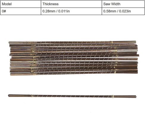 evgatsauto 144pcs المجوهرات الصلب عالية الكربون صنع شفرات المنشار ، عملية لصناعة الخشب وصنع المجوهرات ، ضرورية لقطع المعادن ، مواد الجودة. in Saudi Arabia